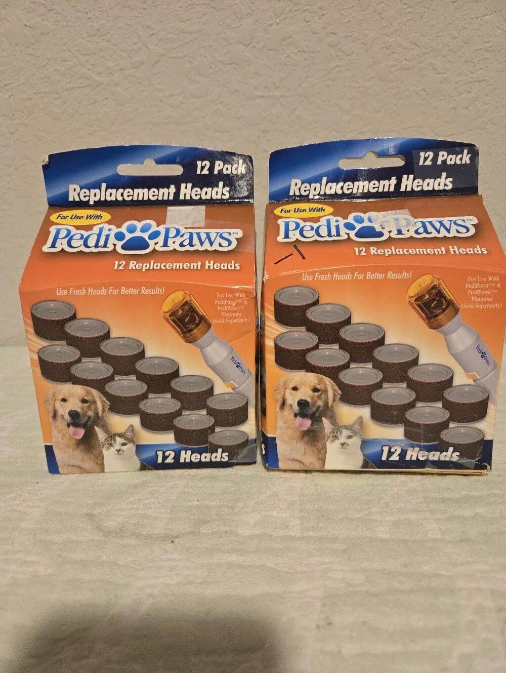 NIB Pedi Paws Replacement Heads Total 23 Heads.